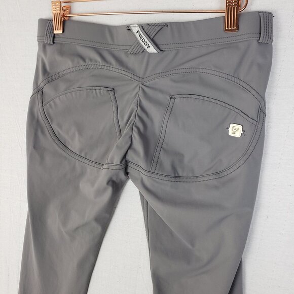 Freddy WR.UP Pants Shaping Classic Rise Full Length Gray size M Stretch - Picture 8 of 14